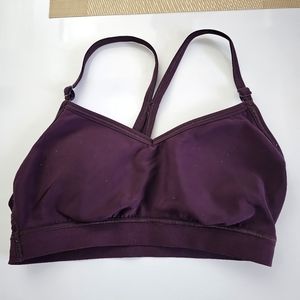 Aerie Women's XS Burgandy Comfy Sports Bra | In good condition, used